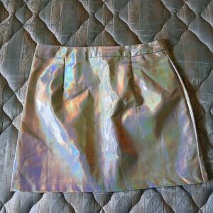 Holographic rave skirt